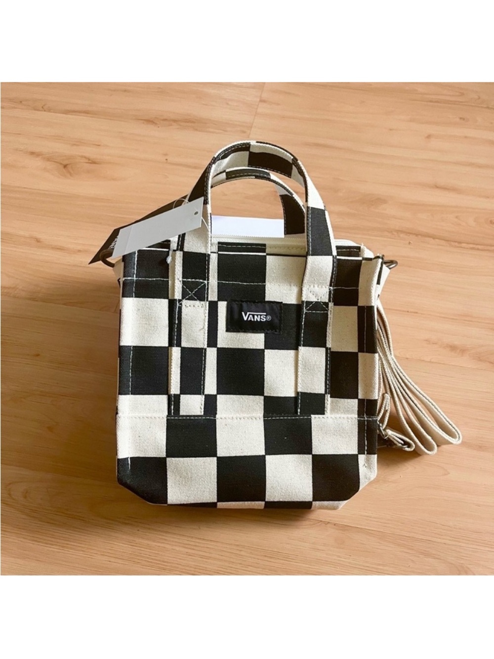 Vans Lil Pergs Checkerboard Tote Bag - Picture 7 of 11